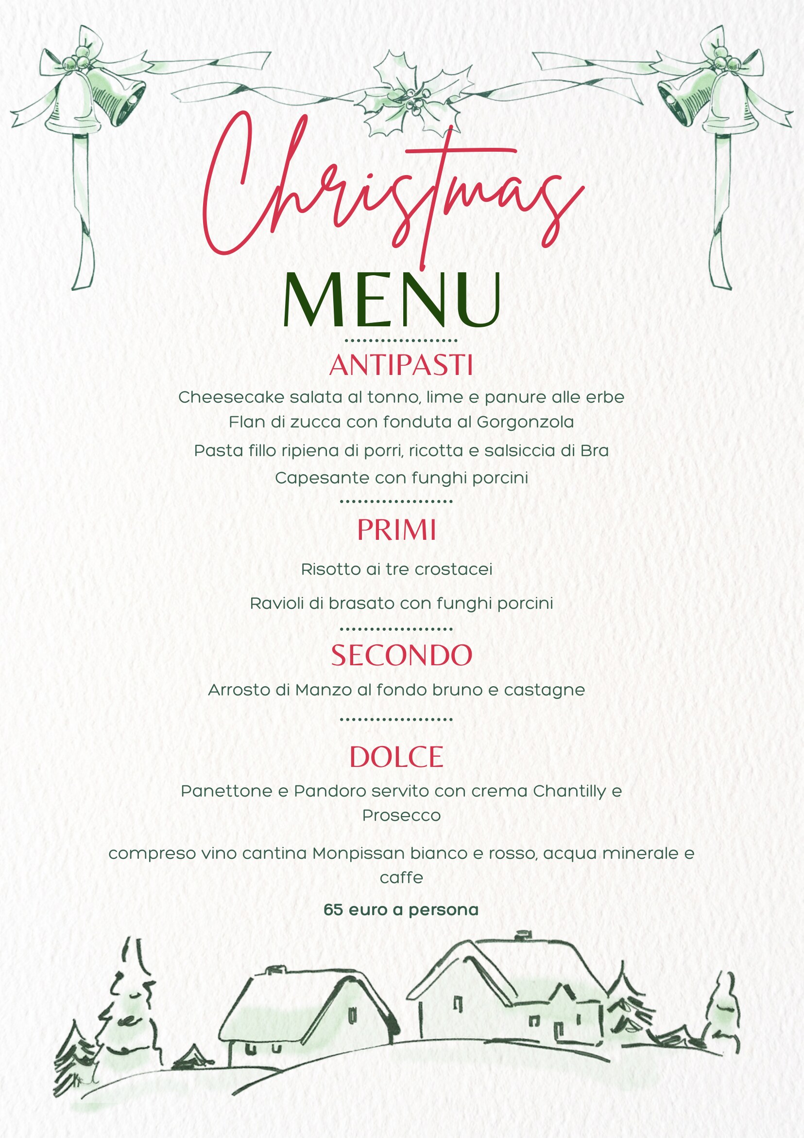 Menu di Natale 2026